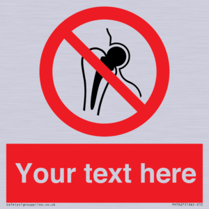 Custom prohibition No metallic implants